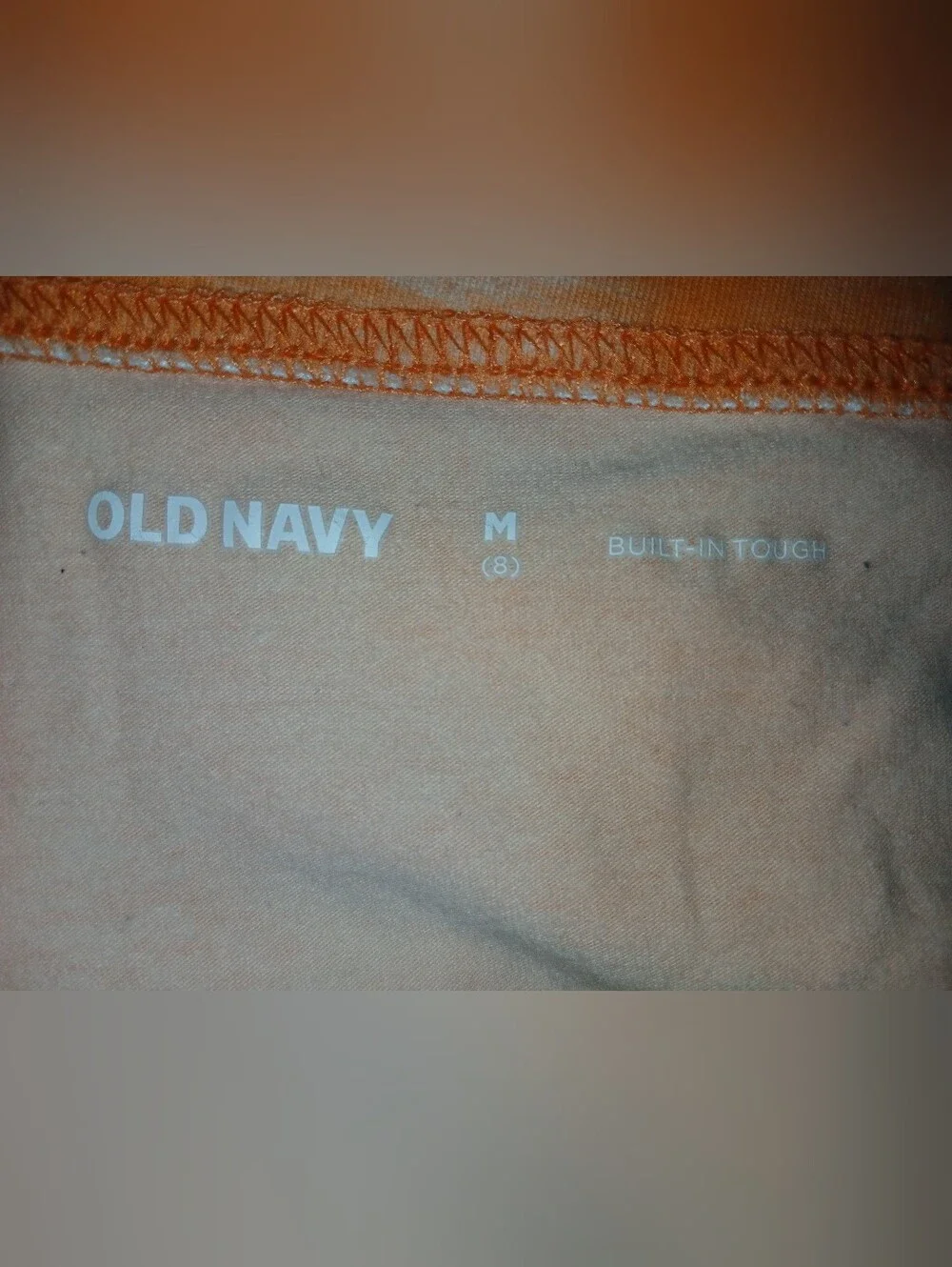 Pre-loved Gilr's Old Navy Orange Tie-Dye Kids Leggings.